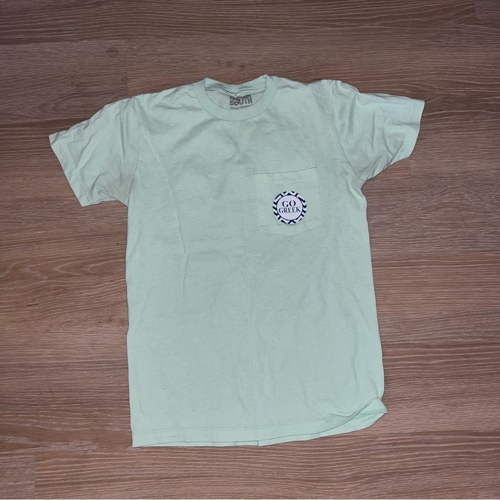 UW EAU CLAIRE GO GREEK LIFE MINT tshirt